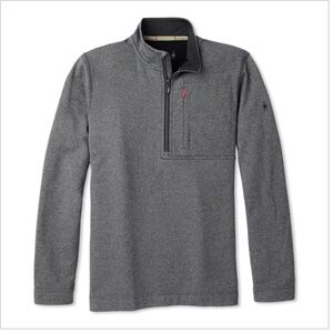Smartwool Men's Merino Sport Fleece 1/2 Zip sweatshirt size Medium gray